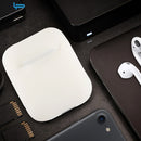 Portable Wireless Bluetooth Earphone Silicone Protective Box Anti-lost Dropproof Storage Bag for Apple AirPods 1/2(Earphone is not Included)(Fluorescent Green)