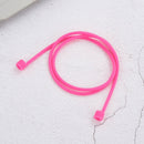 Wireless Bluetooth Earphone Anti-lost Strap Silicone Unisex Headphones Anti-lost Line for Apple AirPods 1/2, Cable Length: 60cm(Magenta)