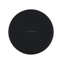 9V 1A / 5V 1A Universal Round Shape Qi Standard Fast Wireless Charger(Black)