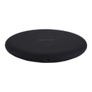 9V 1A / 5V 1A Universal Round Shape Qi Standard Fast Wireless Charger(Black)