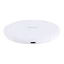 9V 1A / 5V 1A Universal Round Shape Fast Qi Standard Wireless Charger(White)
