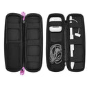 For Apple Pencil / iPad Pro Pencil Portable Anti-lost Storage Bag TouchPen Leather Zipper Protective Box(Black)