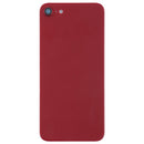 Back Cover with Adhesive for iPhone 8(Red)