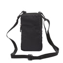Multi-function Casual Sport Mobile Phone Double Zipper Waist Pack Diagonal Bag for 6.9 Inch or Below Smartphones (Black)
