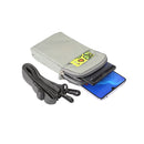 Multi-function Casual Sport Mobile Phone Double Zipper Waist Pack Diagonal Bag for 6.9 Inch or Below Smartphones (Light Grey)