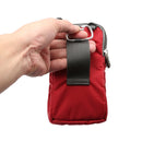 Multi-function Casual Sport Mobile Phone Double Zipper Waist Pack Diagonal Bag for 6.9 Inch or Below Smartphones (Red)