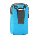 Multi-function Casual Sport Mobile Phone Double Zipper Waist Pack Diagonal Bag for 6.9 Inch or Below Smartphones (Baby Blue)