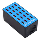 WLX-A5 90W 20 USB Ports Charger Station Automatically Assigned Smart Charger with Power LED Indicator, AC 100-240V