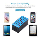 WLX-A5 90W 20 USB Ports Charger Station Automatically Assigned Smart Charger with Power LED Indicator, AC 100-240V