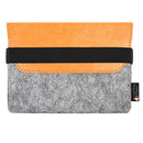 PU Leather Protective Storage Case Shell Bag Pouch Soft Sleeve for Apple Magic Trackpad(Orange)
