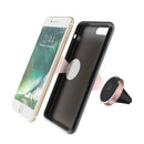 FLOVEME Universal Magnetic Car Air Outlet Vent Mount Phone Holder Stand, For iPhone, Galaxy, Sony, Lenovo, HTC, Huawei, and other Smartphones(Rose Gold)