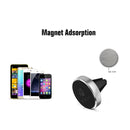 FLOVEME Universal Magnetic Car Air Outlet Vent Mount Phone Holder Stand, For iPhone, Galaxy, Sony, Lenovo, HTC, Huawei, and other Smartphones(Silver)