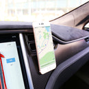 FLOVEME Universal Magnetic Car Air Outlet Vent Mount Phone Holder Stand, For iPhone, Galaxy, Sony, Lenovo, HTC, Huawei, and other Smartphones(Silver)