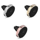 FLOVEME Universal Magnetic Car Air Outlet Vent Mount Phone Holder Stand, For iPhone, Galaxy, Sony, Lenovo, HTC, Huawei, and other Smartphones(Gold)