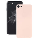 Easy Replacement Big Camera Hole Glass Back Battery Cover with Adhesive for iPhone 8(Gold)