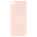 Easy Replacement Big Camera Hole Glass Back Battery Cover with Adhesive for iPhone 8(Gold)