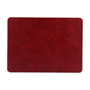 M30 Multi-function Leather Mouse Pad Qi Wireless Charger with USB Cable, Support Qi Standard Phones, Size: 260*192*5mm(Wine Red)