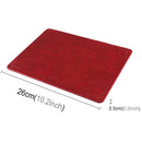 M30 Multi-function Leather Mouse Pad Qi Wireless Charger with USB Cable, Support Qi Standard Phones, Size: 260*192*5mm(Wine Red)