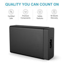 XBX09 40W 5V 8A 5 USB Ports Quick Charger Travel Charger, US Plug(Black)