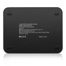 Multi-function AC 100V~240V Output 4 Ports USB-C / Type-C Double PD Detachable Charging Station Smart Charger,Support QC3.0(Black)