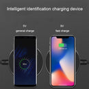GY-68 Ultra-Thin Aluminum Alloy Wireless Fast Charging Qi Charger Pad(Black)