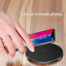 GY-68 Ultra-Thin Aluminum Alloy Wireless Fast Charging Qi Charger Pad(Gold)