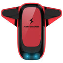 AiNaU 7.5W / 10W Clip2 Car Qi Wireless Charger Fast Charging Air Vent Phone Holder(Red)
