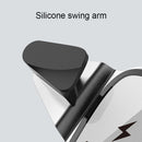 AiNaU 7.5W / 10W Clip2 Car Qi Wireless Charger Fast Charging Air Vent Phone Holder(Silver)