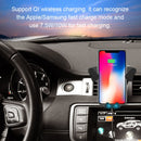 AiNaU 7.5W / 10W Clip2 Car Qi Wireless Charger Fast Charging Air Vent Phone Holder(Silver)
