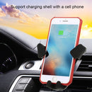 AiNaU 7.5W / 10W Clip2 Car Qi Wireless Charger Fast Charging Air Vent Phone Holder(Silver)