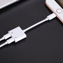 JOYROOM S-Y104 Ben Series Apple Dual Lightning Adapter, Length: 1.2m(White)