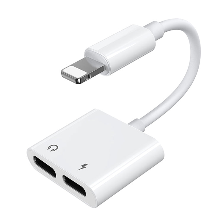 JOYROOM S-Y104 Ben Series Apple Dual Lightning Adapter, Length: 1.2m(White)