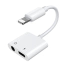 JOYROOM S-Y104 Ben Series Apple 3.5+Lightning Adapter, Length: 1.2m(White)
