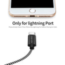 DUX DUCIS 3m 2A USB to 8 Pin Braided Data Cable