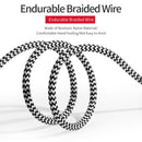 DUX DUCIS 3m 2A USB to 8 Pin Braided Data Cable