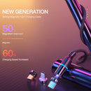 CAFELE 3 In 1 8 Pin + Micro USB + Type-C / USB-C Magneto Series Magnet Charging Data Cable, Length: 2m (Red)
