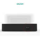 50W 6 USB Ports + 2 USB-C / Type-C Ports + Wireless Charging Multi-function Charger with LED Display & Detachable Bezel, UK Plug