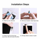 3 PCS Universal Ultra-thin Design Rectangle WebCam Cover Camera Cover for Desktop, Laptop, Tablet, Phones (Black)