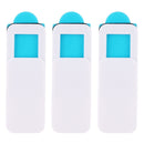 3 PCS Universal Ultra-thin Design Rectangle WebCam Cover Camera Cover for Desktop, Laptop, Tablet, Phones (White)