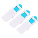 3 PCS Universal Ultra-thin Design Rectangle WebCam Cover Camera Cover for Desktop, Laptop, Tablet, Phones (White)