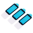3 PCS Universal Ultra-thin Design Rectangle WebCam Cover Camera Cover for Desktop, Laptop, Tablet, Phones (White)