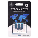 3 PCS Universal Ultra-thin Design Rectangle WebCam Cover Camera Cover for Desktop, Laptop, Tablet, Phones (White)