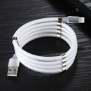 2A USB to 8 Pin Magnetic Attraction Data Cable, Cable Length: 1m