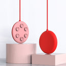 5W Portable Suction Cup Mobile Phone Fast Charging Wireless Charger, Suitable for iPhone 8 / X, Length:1m(Red)