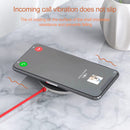 5W Portable Suction Cup Mobile Phone Fast Charging Wireless Charger, Suitable for iPhone 8 / X, Length:1m(White + Black)