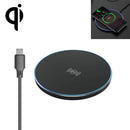 WK WP-U85 10W Mobile Phone Wireless Charger Desktop Holder, Alloy Version (Black)