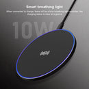 WK WP-U85 10W Mobile Phone Wireless Charger Desktop Holder, Alloy Version (White)