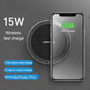 MOMAX 15W Qi Standard Fast Charging Wireless Charger(Black)
