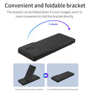 H6 3 in 1 Portable Folding Wireless Charger for iPhone + iWatch + AirPods(Black)