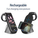 H18 3 in 1 Quick Wireless Charger for iPhone, Apple Watch, AirPods and other Android Smart Phones(White)